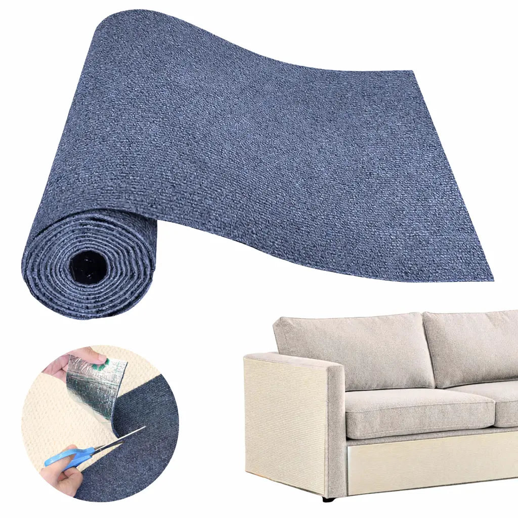 Terrapaw Cat Scratching Pads - Wall-Mounted Anti-Scratch Mats for Indoor Furniture Protection, Cuttable and Durable