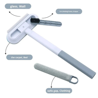 4-in-1 Multifunctional Pet Hair Removal Tool for Dogs and Cats - Adjustable Lint Brush, Fur Remover, and Water Scraper for Furniture, Carpets, Sofas, Cars, and Clothing